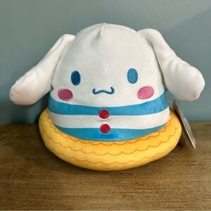Squishmallows Original Sanrio 8 inch Cinnamoroll Pool Party